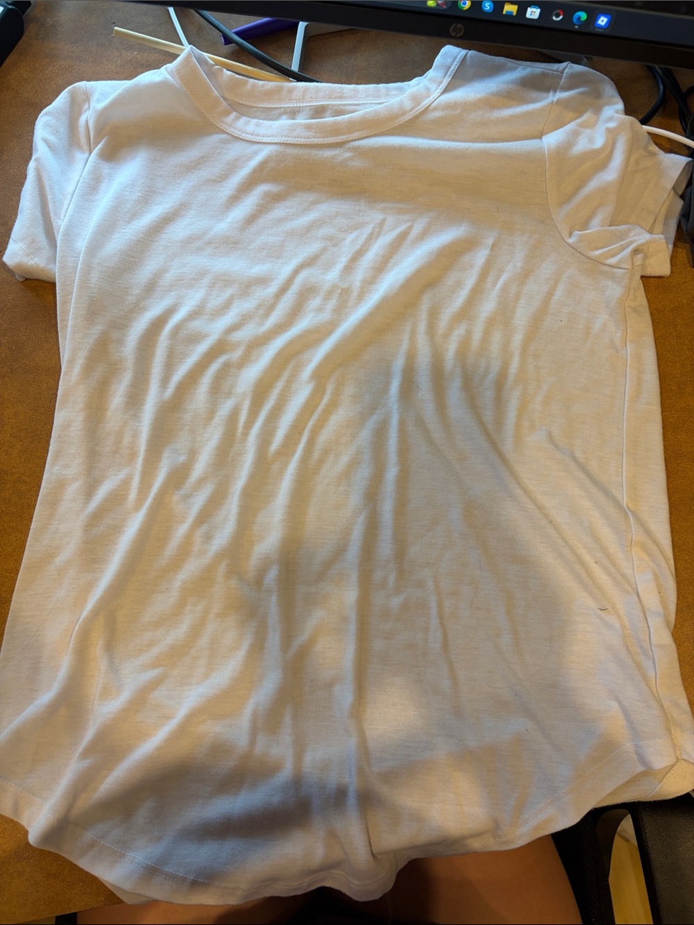 SO Women's Short Sleeve Crewneck Tee - White